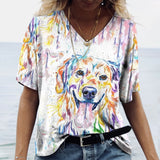 Camiseta  T Shirt 3d Cachorro